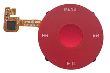 Load image into Gallery viewer, Red Face Plate Clickwheel Button For Apple iPod Classic 6th 7th Gen Replacement