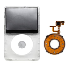 Load image into Gallery viewer, Clear Face Plate Clickwheel Button For Apple iPod Classic 5th Gen Replacement