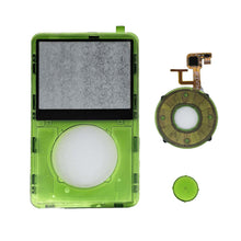 Load image into Gallery viewer, Clear Green Face Plate Clickwheel Button For Apple iPod Classic 5th Video