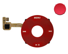 Load image into Gallery viewer, Red Face Plate Clickwheel Button For Apple iPod Classic 6th 7th Gen Replacement