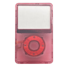 Load image into Gallery viewer, iPod Classic Clear Red Center Click Wheel Button Faceplate Face Plate 6th 7th