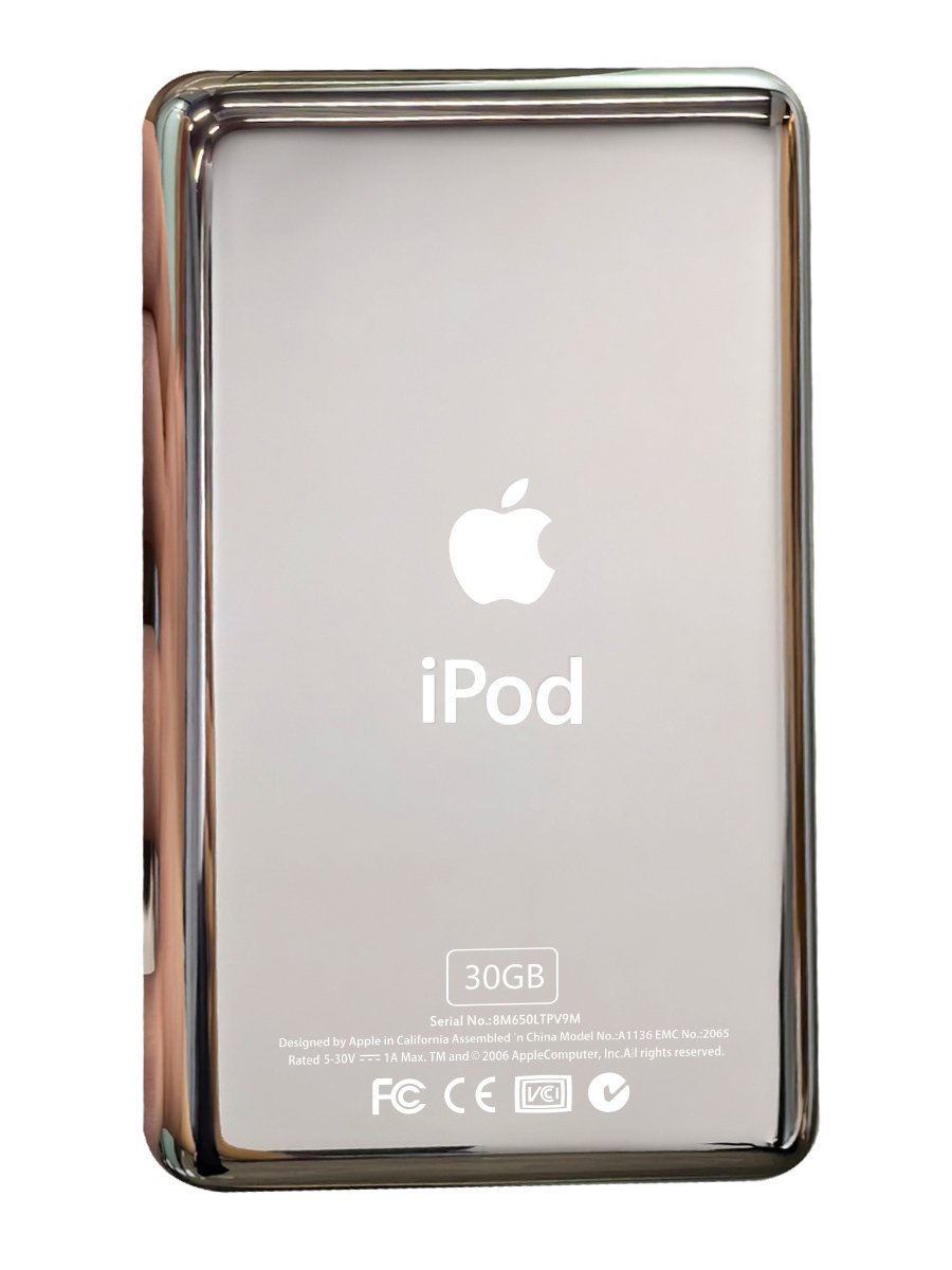 Replacement Back Plate Apple iPod Classic 5th 6th 7th Housing Rear
