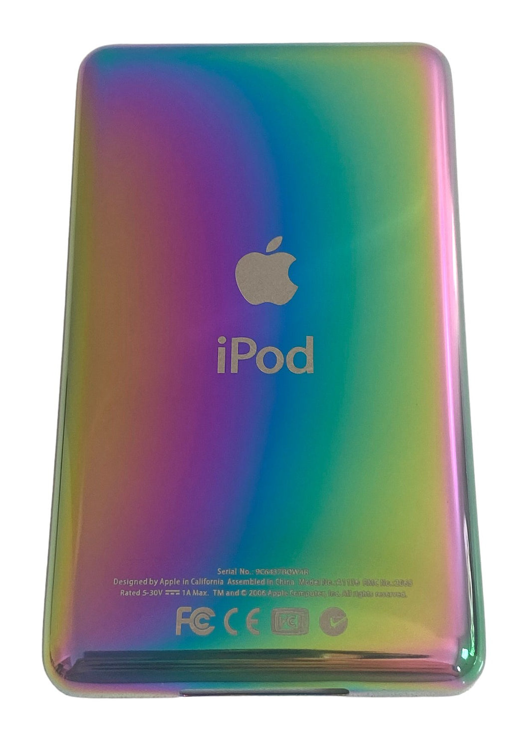 Replacement Back Plate Apple iPod Classic 6th 7th Housing Rear Thin Rainbow