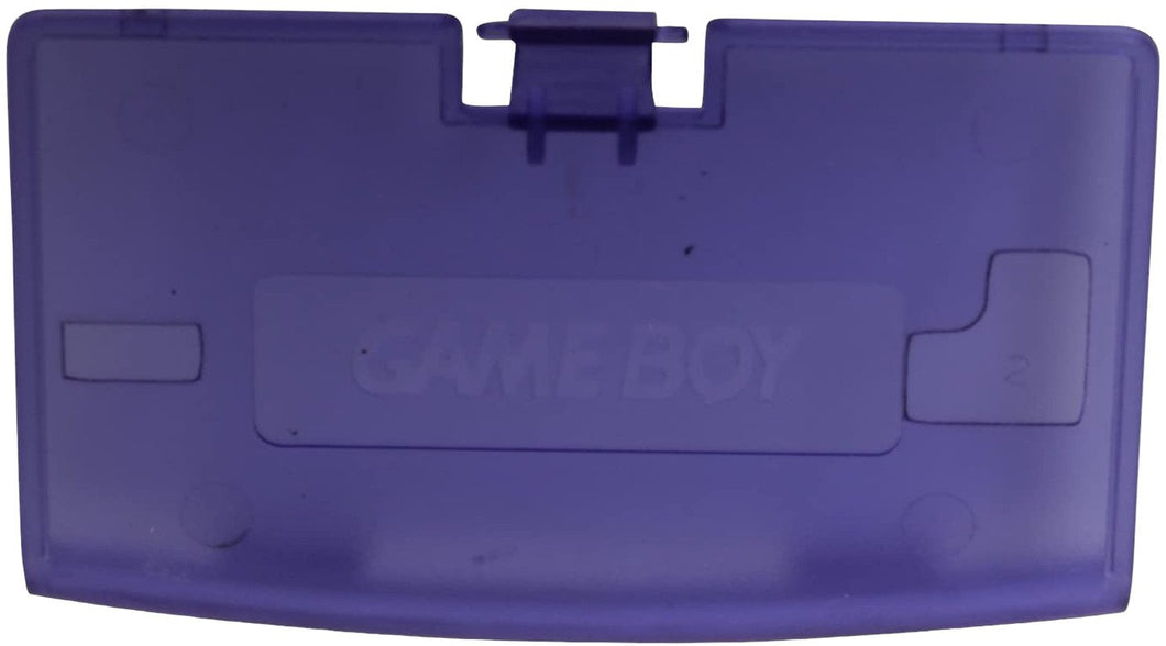 Clear Purple Battery Cover Game Boy Advance for Nintendo GBA Replacement Door