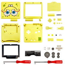 Load image into Gallery viewer, Replacement Housing for Nintendo GBA Game Boy Advance SP Shell Spongebob Yellow
