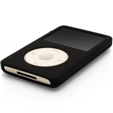 Black Silicone Case for Apple iPod Classic 5th / 6th / 7th Thin - ResaleFirm