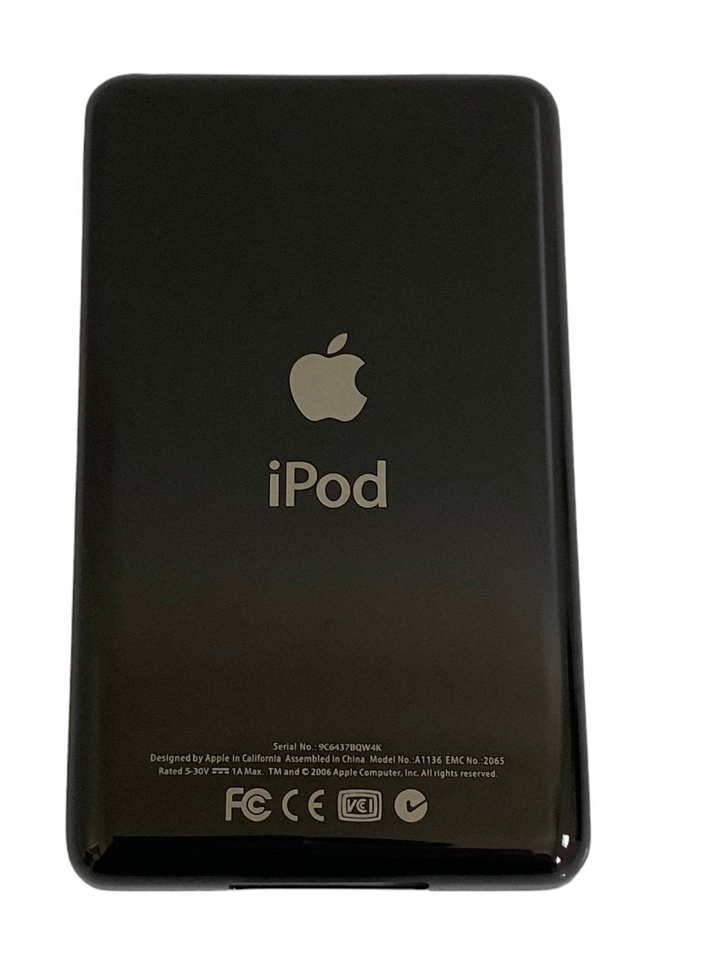 Black Back Plate Apple iPod Classic 6th 7th Housing Rear Thick Cover Blank Rear