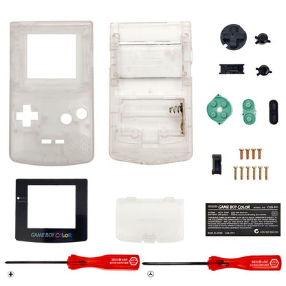 Replacement Housing for Nintendo Game Boy Color Lens GBC Shell Transparent Clear