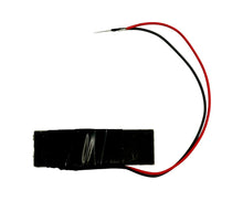 Load image into Gallery viewer, Black electrical cable with red and black wires featuring male connector terminals on white background
