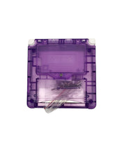 Load image into Gallery viewer, Replacement Housing for Nintendo GBA Game Boy Advance SP Shell Clear Purple Tool
