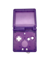 Load image into Gallery viewer, Replacement Housing for Nintendo GBA Game Boy Advance SP Shell Clear Purple Tool
