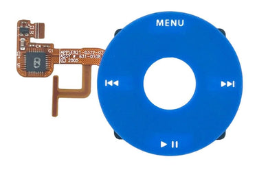 Blue Click Wheel Flex for iPod Classic Video 5th and 5.5 gen 30gb 60gb 80gb - ResaleFirm