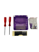 Load image into Gallery viewer, Replacement Housing for Nintendo GBA Game Boy Advance SP Shell Clear Purple Tool
