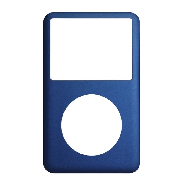 Blue Face Plate For Apple iPod Classic 6th 7th Gen Front New 80GB 120GB 160GB