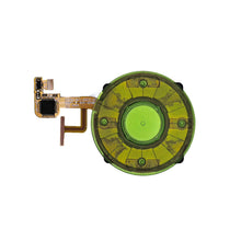 Load image into Gallery viewer, Clear Green Face Plate Clickwheel Button For Apple iPod Classic 5th Video
