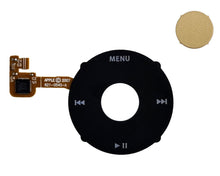 Load image into Gallery viewer, Gold Face Plate Clickwheel Button For Apple iPod Classic 6th 7th Gen Replacement
