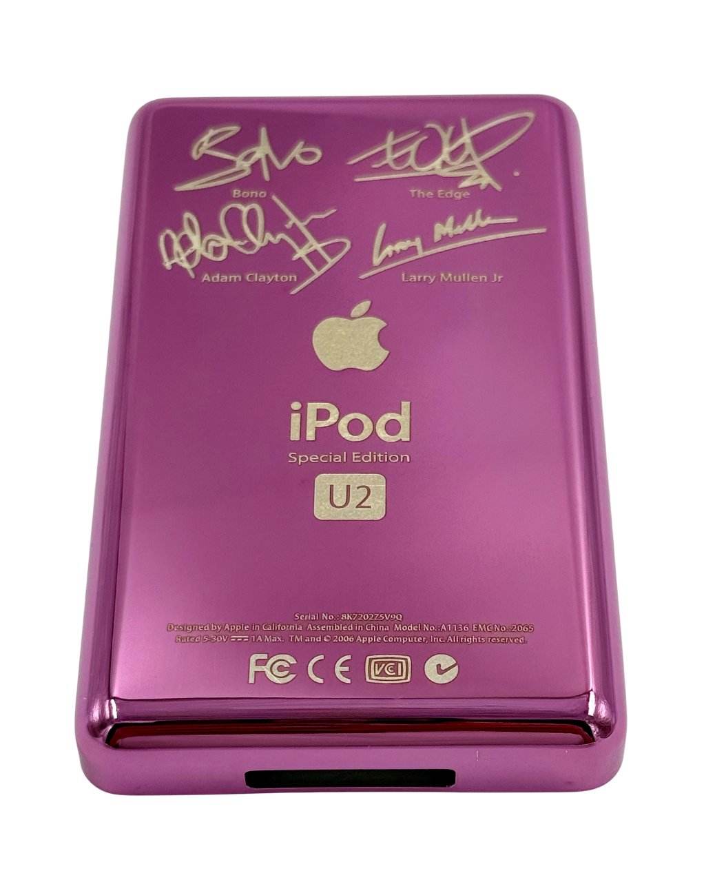 Pink U2 Edition iPod Classic 5th 6th 7th Thick Back Housing Rear Video - ResaleFirm