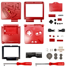 Load image into Gallery viewer, Replacement Housing for Nintendo GBA Game Boy Advance SP Shell Red Groudon
