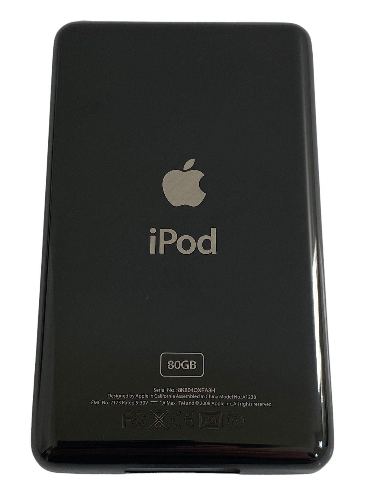 Black Back Plate Apple iPod Classic 6th 7th Housing Rear Thin Cover 80GB Rear