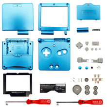 Load image into Gallery viewer, Replacement Housing for Nintendo GBA Game Boy Advance SP Shell Pearl Blue
