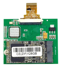 Load image into Gallery viewer, Green printed circuit board with integrated processors, memory chips, and flexible ribbon connector for vehicle inspection system.
