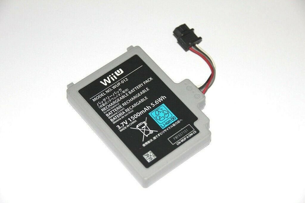 Replacement Battery 1500mAh 3.7V for Nintendo Wii U Gamepad Controller WUP-012