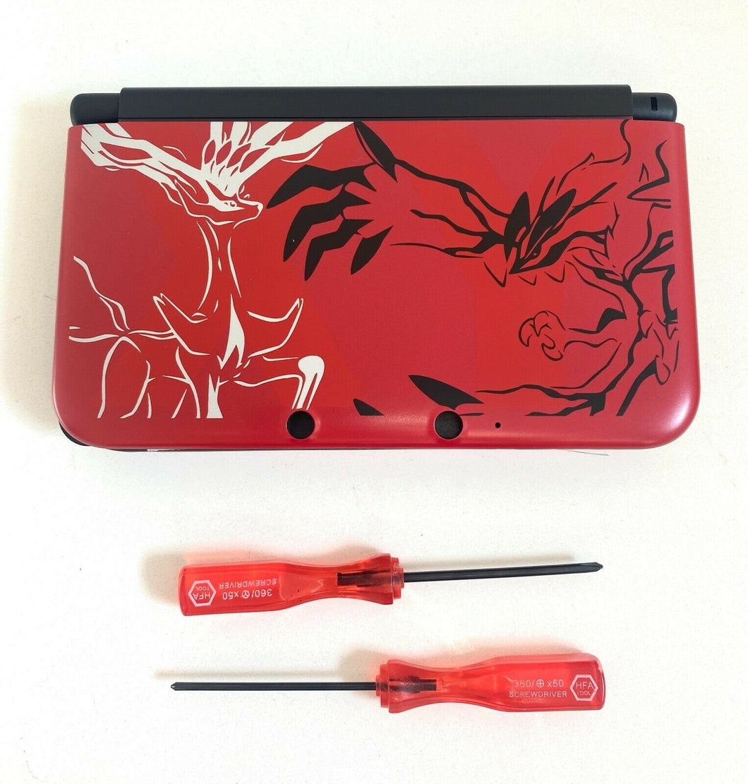 Replacement Housing for 2015 Nintendo 3DS XL Shell Screen Tools Pokemon Red