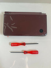 Load image into Gallery viewer, Replacement Housing for Nintendo DSi XL Glass Lens Shell Tools Maroon Red
