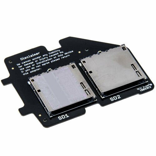 iFlash Dual SD Adapter iPod 5G 6G 7G Video Classic 1x / 2x SD/SDHC/SDXC Cards