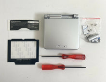 Load image into Gallery viewer, Replacement Housing for Nintendo GBA Game Boy Advance SP Shell Platinum Silver
