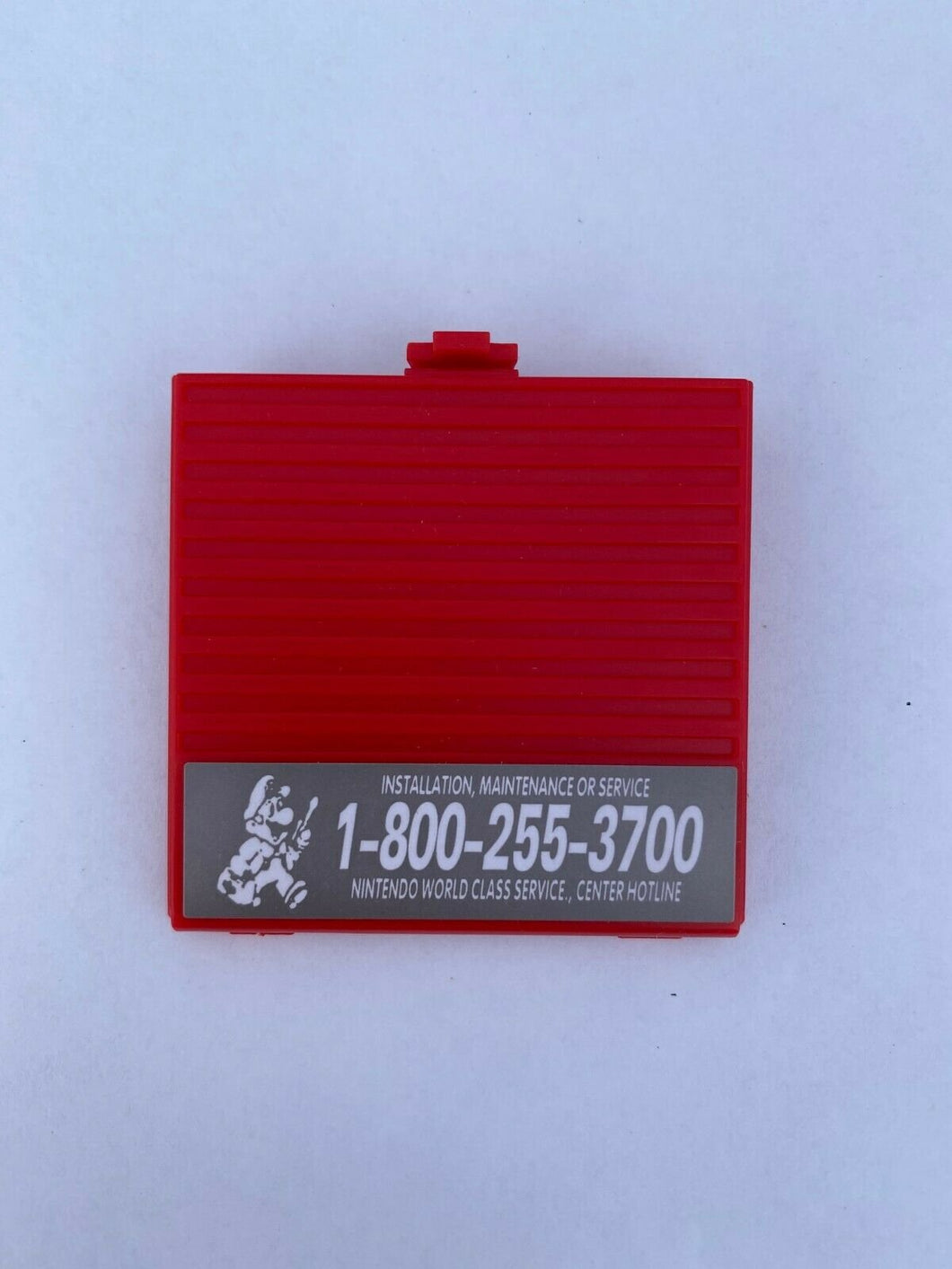Red Battery Cover Original Game Boy for Nintendo GB Replacement Door Sticker