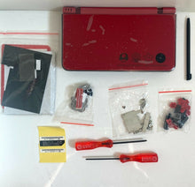 Load image into Gallery viewer, Replacement Housing for Nintendo DSi XL Glass Lens Shell Mario Red Tools
