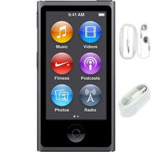 Load image into Gallery viewer, Apple iPod nano 7th Generation Space Gray (16 GB) - Tested - Works Great Bundle
