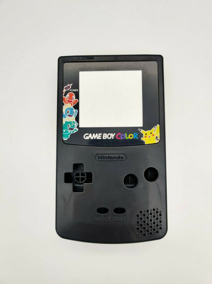 Replacement Housing for Nintendo Game Boy Color Lens GBC Shell Black Pokemon