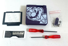 Load image into Gallery viewer, Replacement Housing for Nintendo GBA Game Boy Advance SP Shell Purple Mario
