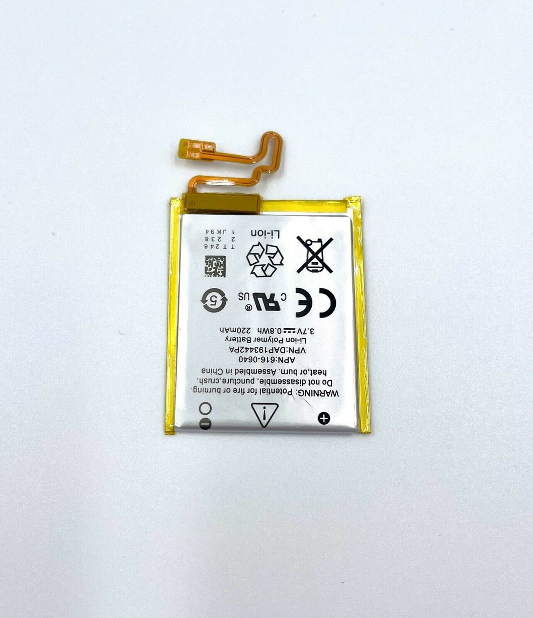 Replacement Battery for Apple iPod Nano 7th Generation A1446 16GB 616-0640