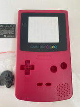 Load image into Gallery viewer, Replacement Housing for Nintendo Game Boy Color Lens GBC Shell Berry Red

