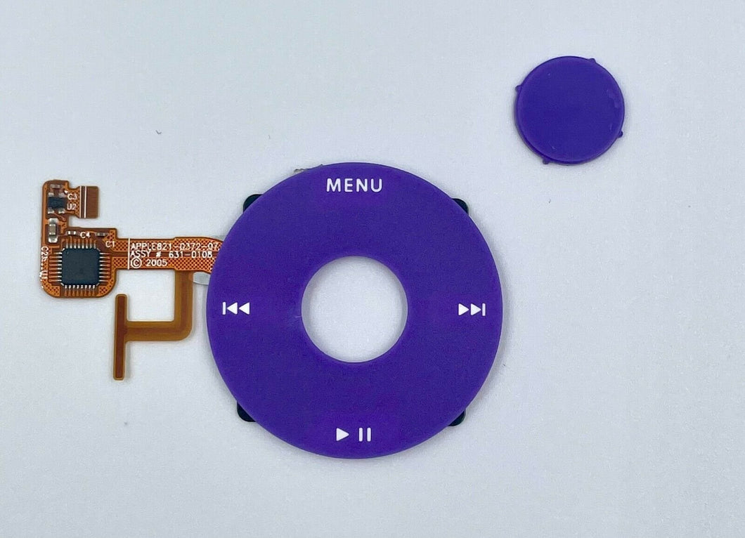 iPod Classic Purple Click Wheel / Center Button Flex Apple 5th 5.5 Gen Video 5