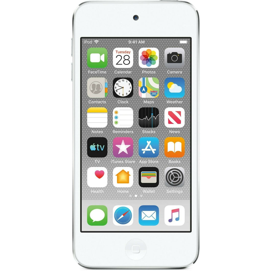 Apple iPod Touch (7th Generation) - White Silver, 128GB - Tested - Bundle A2178