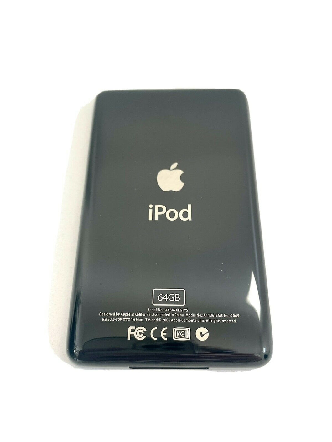 Black Back Plate Apple iPod Classic 6th 7th Housing Rear Thin Cover 64GB Rear