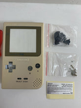 Load image into Gallery viewer, Replacement Housing for Nintendo Game Boy Pocket GBP Shell Screen Gold Tools
