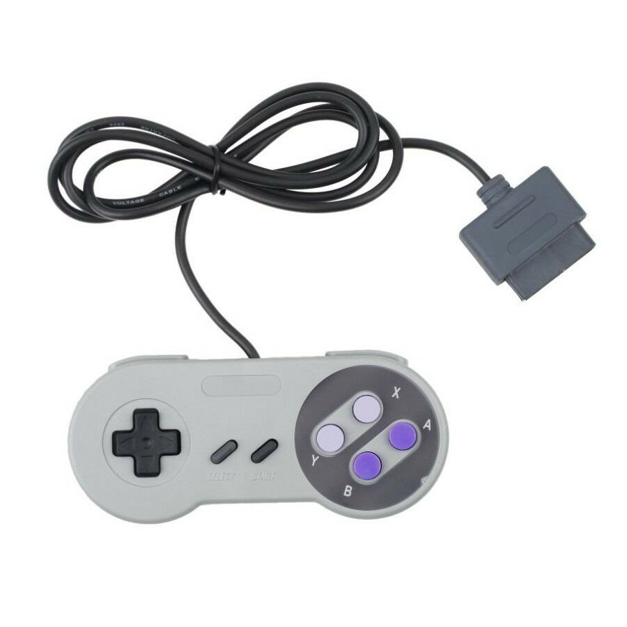 New Super Nintendo SNES System Gamepad Replacement Controller 6FT for SNS-005
