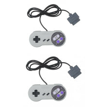Load image into Gallery viewer, 2 New Super Nintendo SNES System Console Replacement  Controller 6FT for SNS-005
