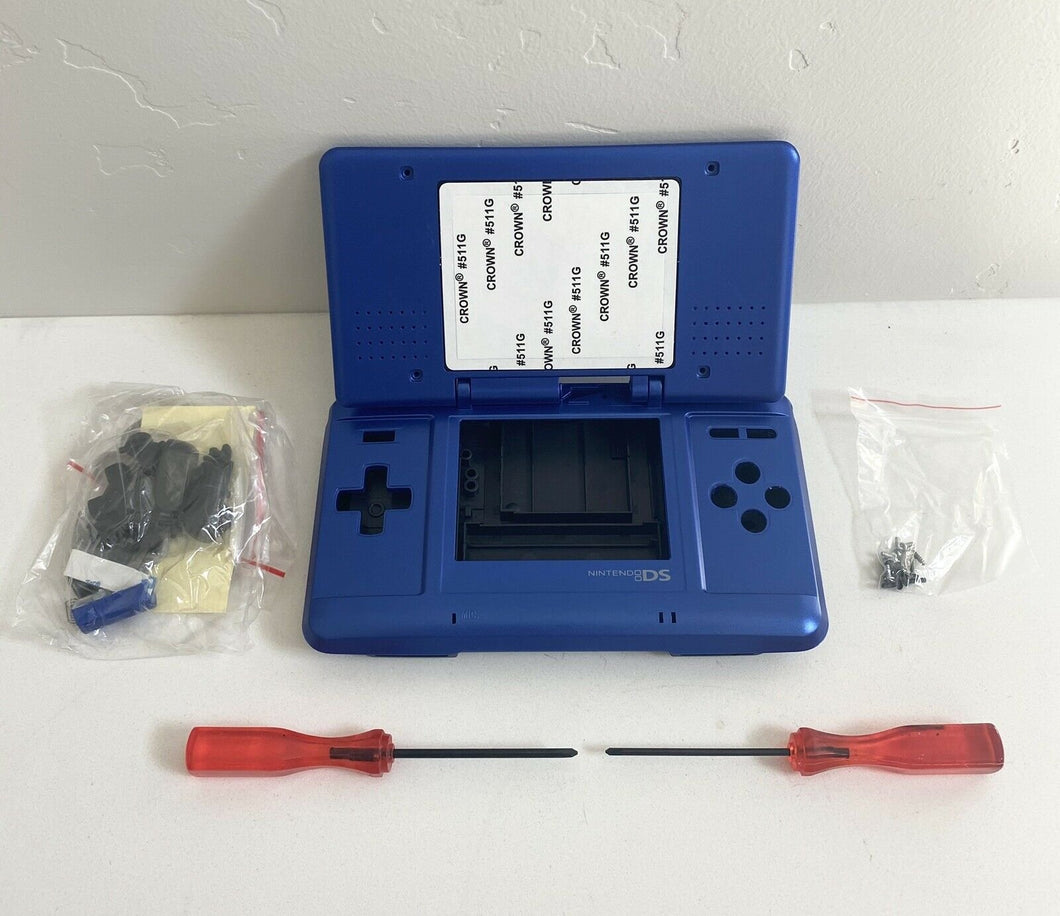Replacement Housing for Original Nintendo DS Shell Screen Tools Blue Black