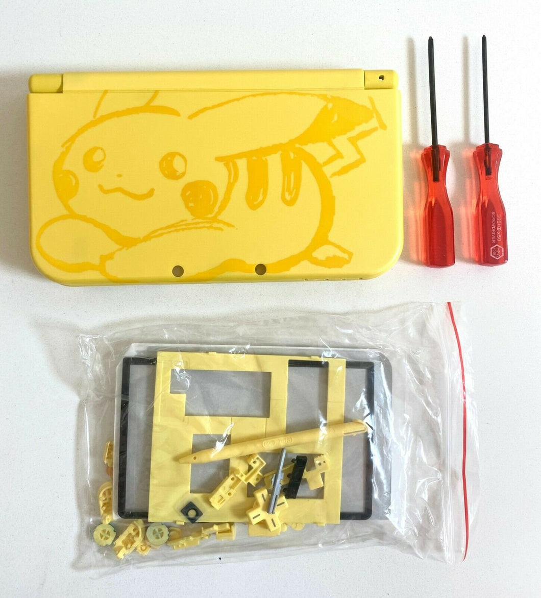 Replacement Housing for New Nintendo 3DS XL Shell Screen Tools Pikachu Yellow