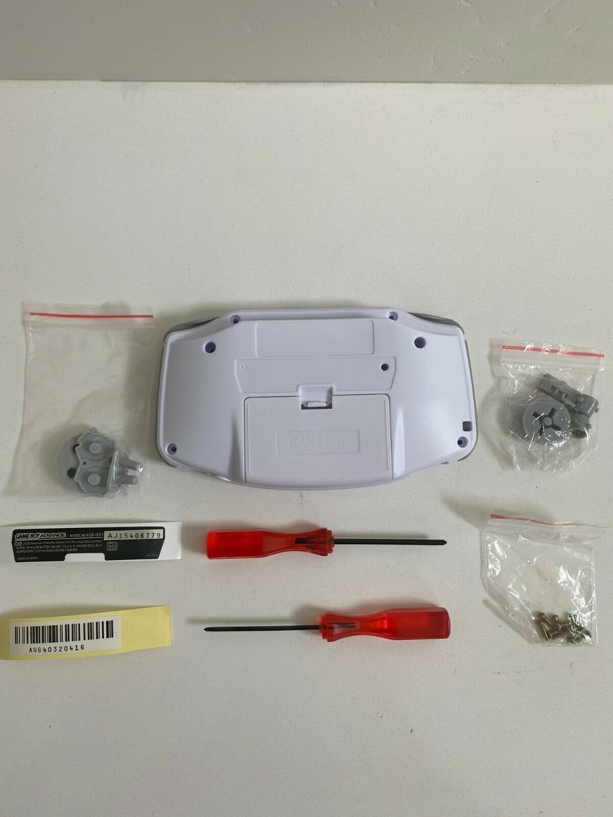 Replacement Housing for Nintendo GBA Game Boy Advance Shell Screen Arctic White