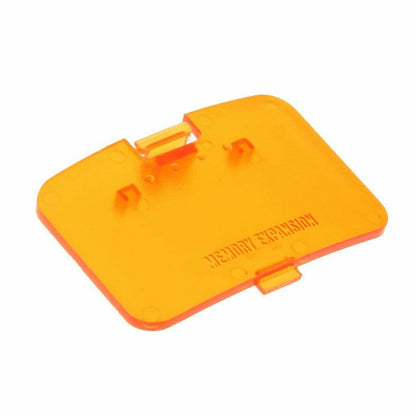 Clear Orange Nintendo 64 Jumper Lid N64 Pack Memory Expansion Cover Replacement