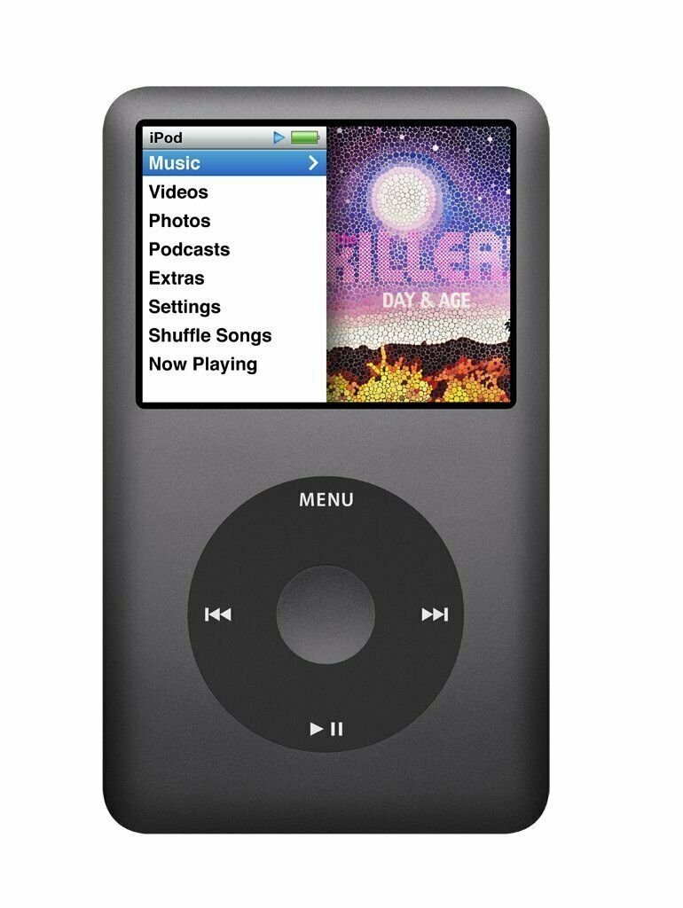 Apple iPod classic 7th Generation Black (120 GB) - Fully Tested - Works Great