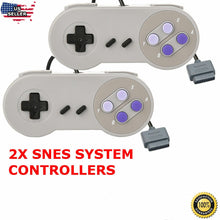 Load image into Gallery viewer, 2 New Super Nintendo SNES System Console Replacement  Controller 6FT for SNS-005
