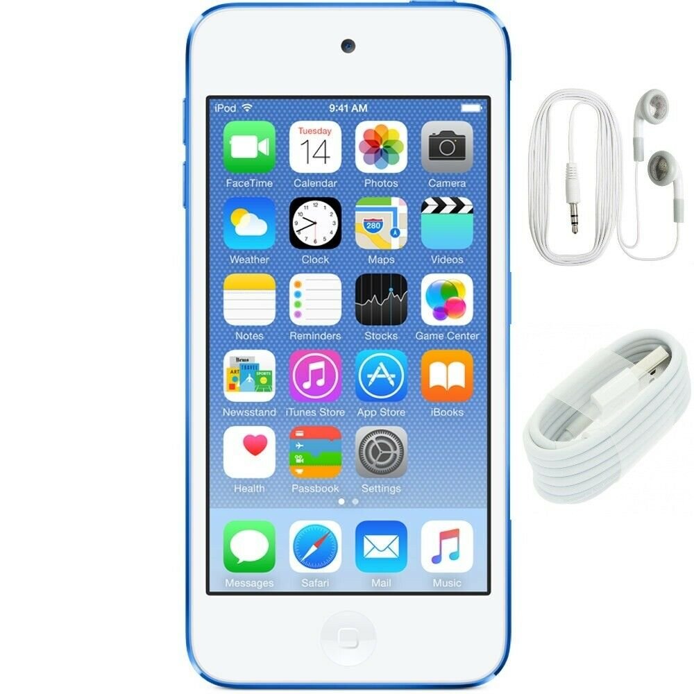 Apple iPod Touch (7th Generation) - Blue, 128GB A2178 - Fully Tested